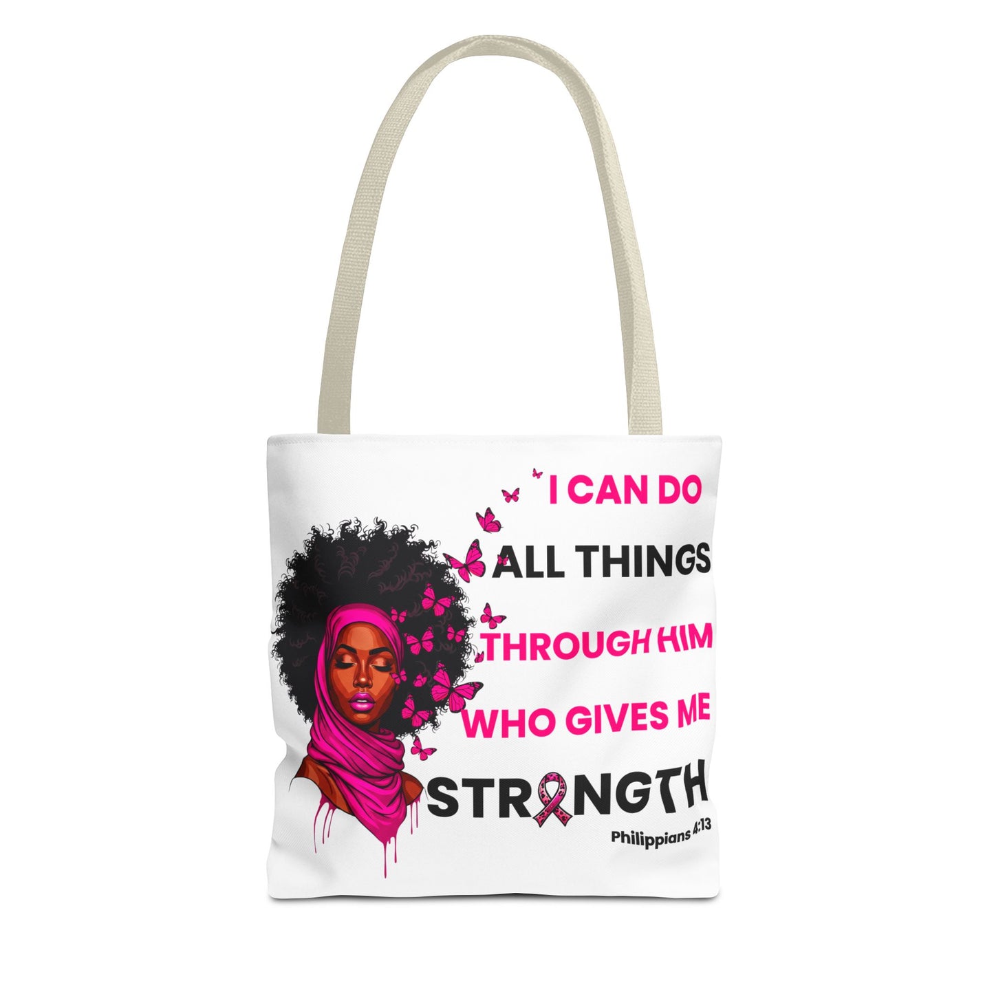Faith & Strength x Strong Enough | Double-Sided Tote Bag