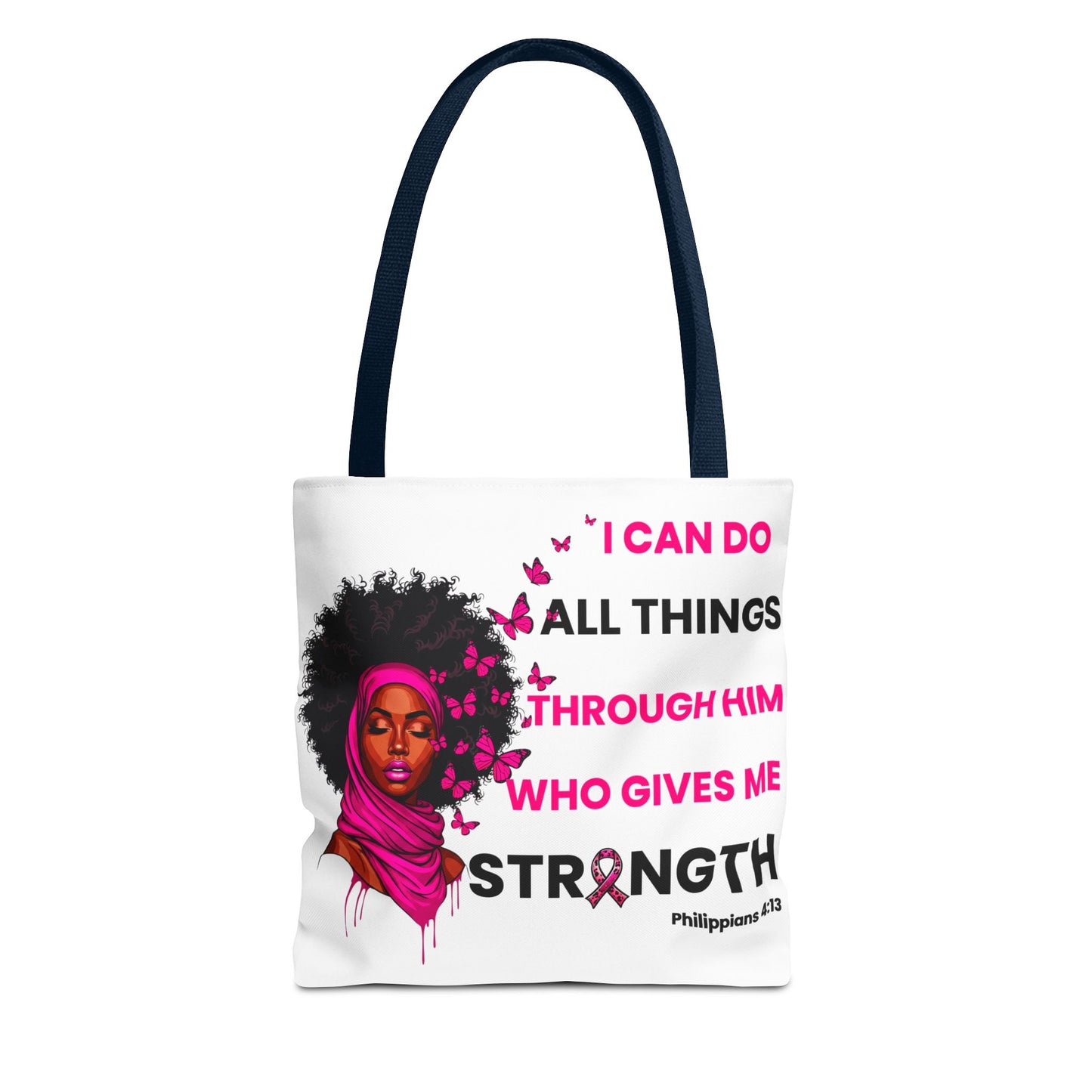 Faith & Strength x Strong Enough | Double-Sided Tote Bag