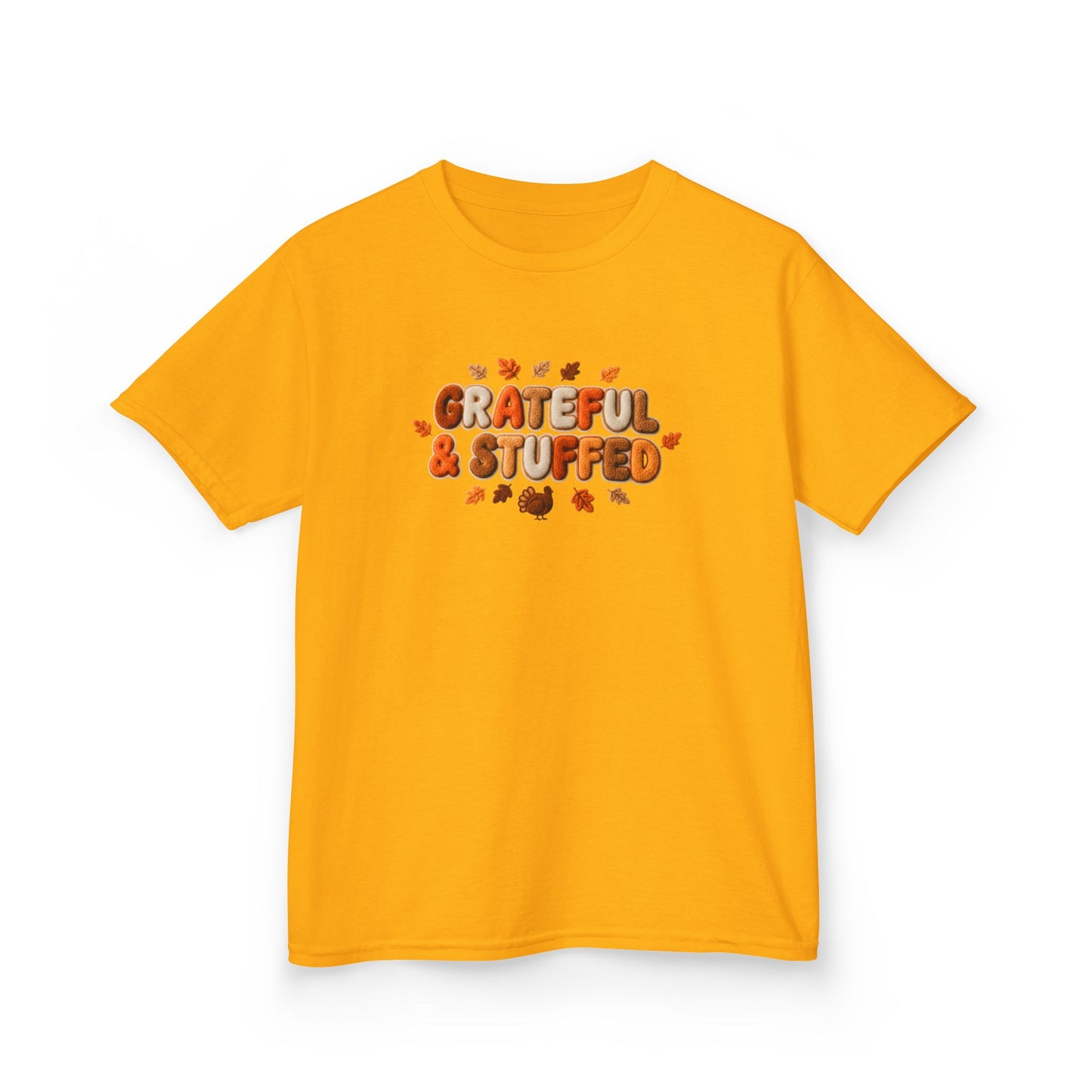 Grateful & Stuffed – Kids Cotton T-Shirt