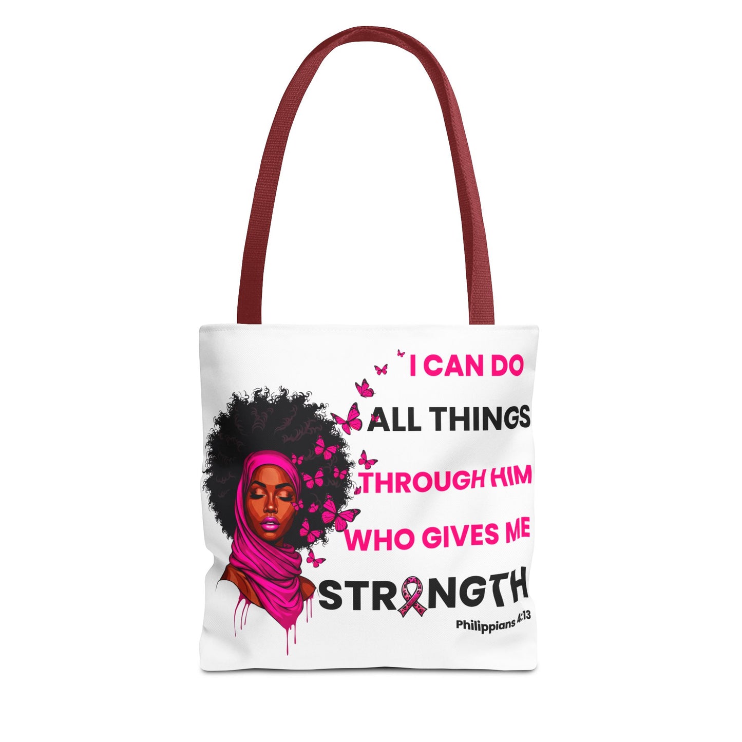 Faith & Strength x Strong Enough | Double-Sided Tote Bag