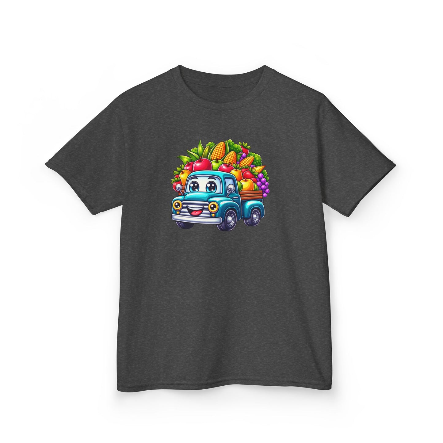 Fall Harvest Truck – Kids Cotton T-Shirt
