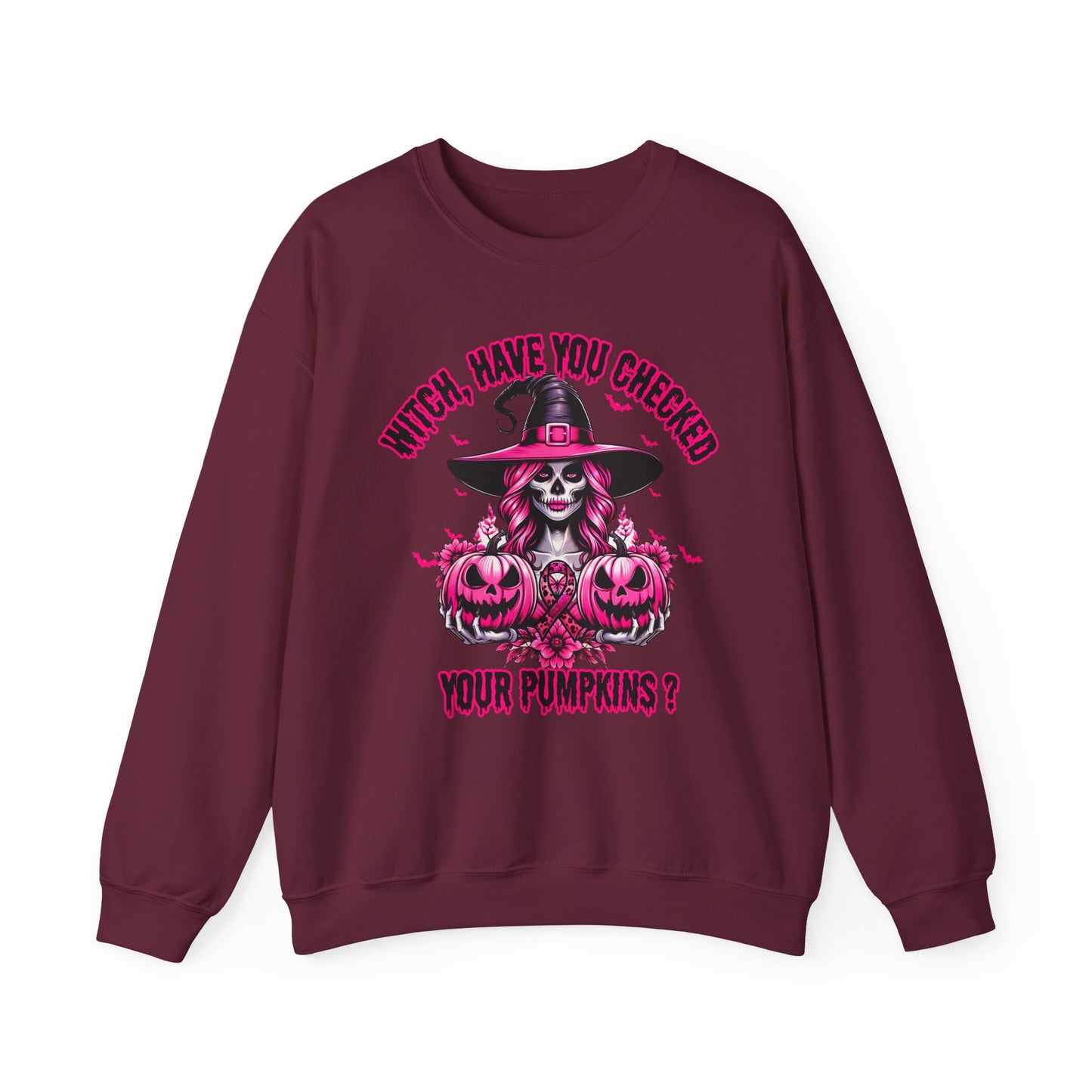 Check Your Pumpkins – Funny Halloween Unisex Sweatshirt