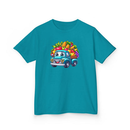 Fall Harvest Truck – Kids Cotton T-Shirt