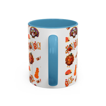 Thanksgiving Ceramic Mug ( 11 oz ) – Gobble Turkey Fall Coffee Cup | Hope & Agoua™