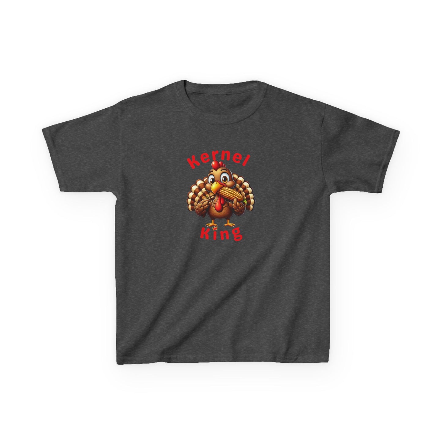 Kernel King – Boys Thanksgiving Cotton T-Shirt
