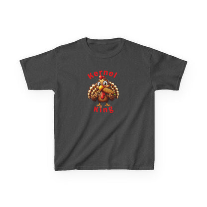 Kernel King – Boys Thanksgiving Cotton T-Shirt