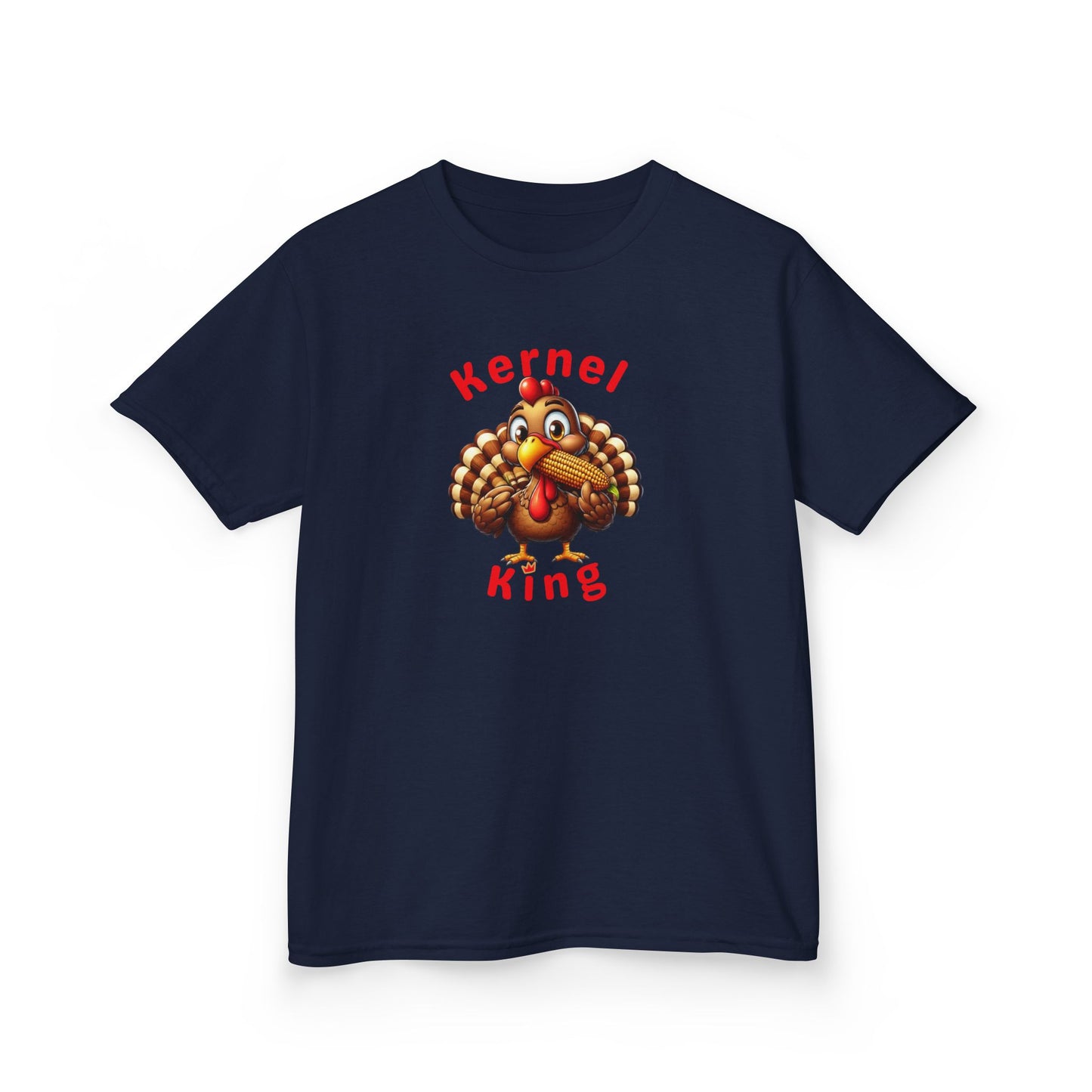 Kernel King – Boys Thanksgiving Cotton T-Shirt
