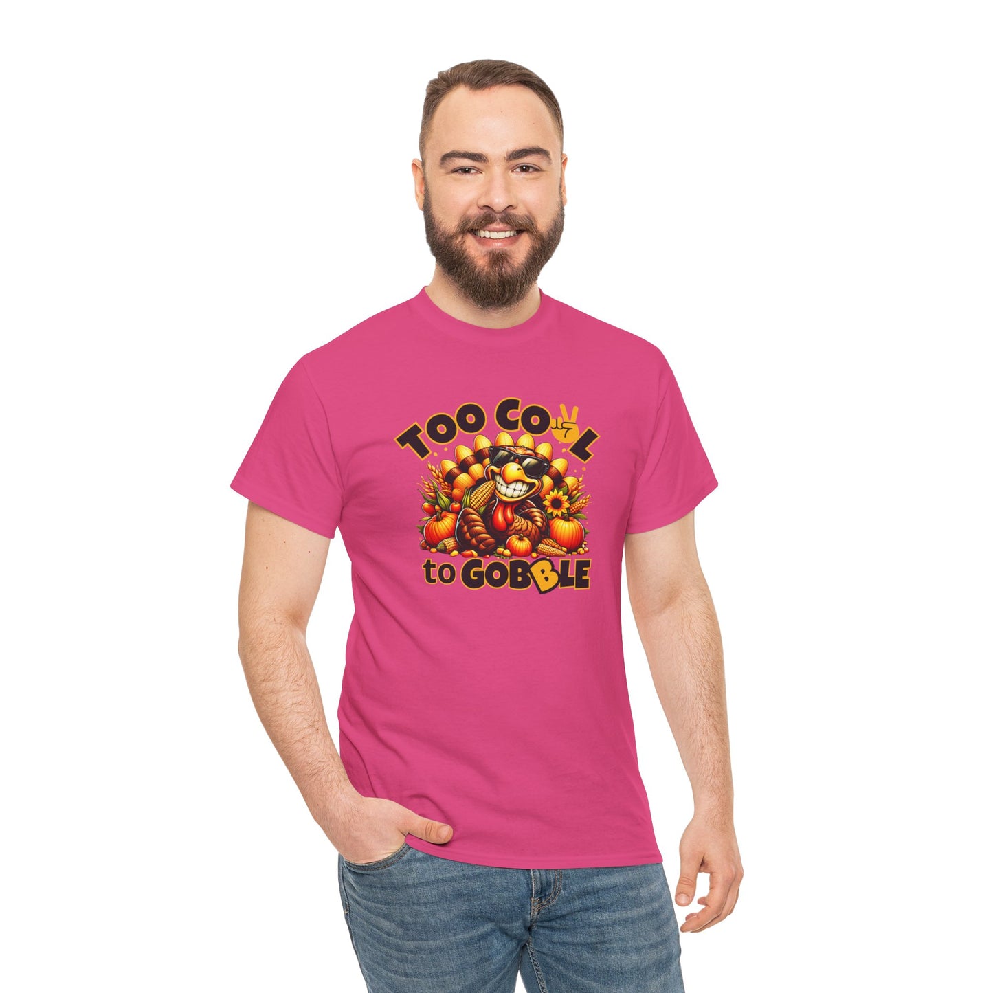 Too Cool to Gobble – Funny Thanksgiving T-Shirt