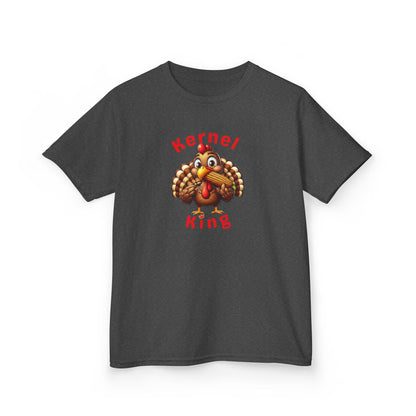 Kernel King – Boys Thanksgiving Cotton T-Shirt