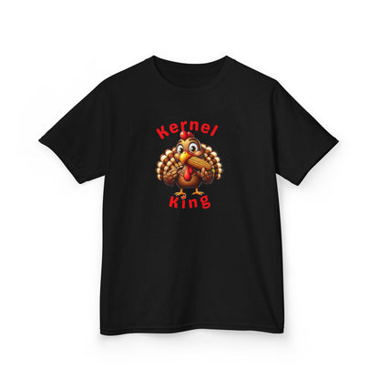 Kernel King – Boys Thanksgiving Cotton T-Shirt