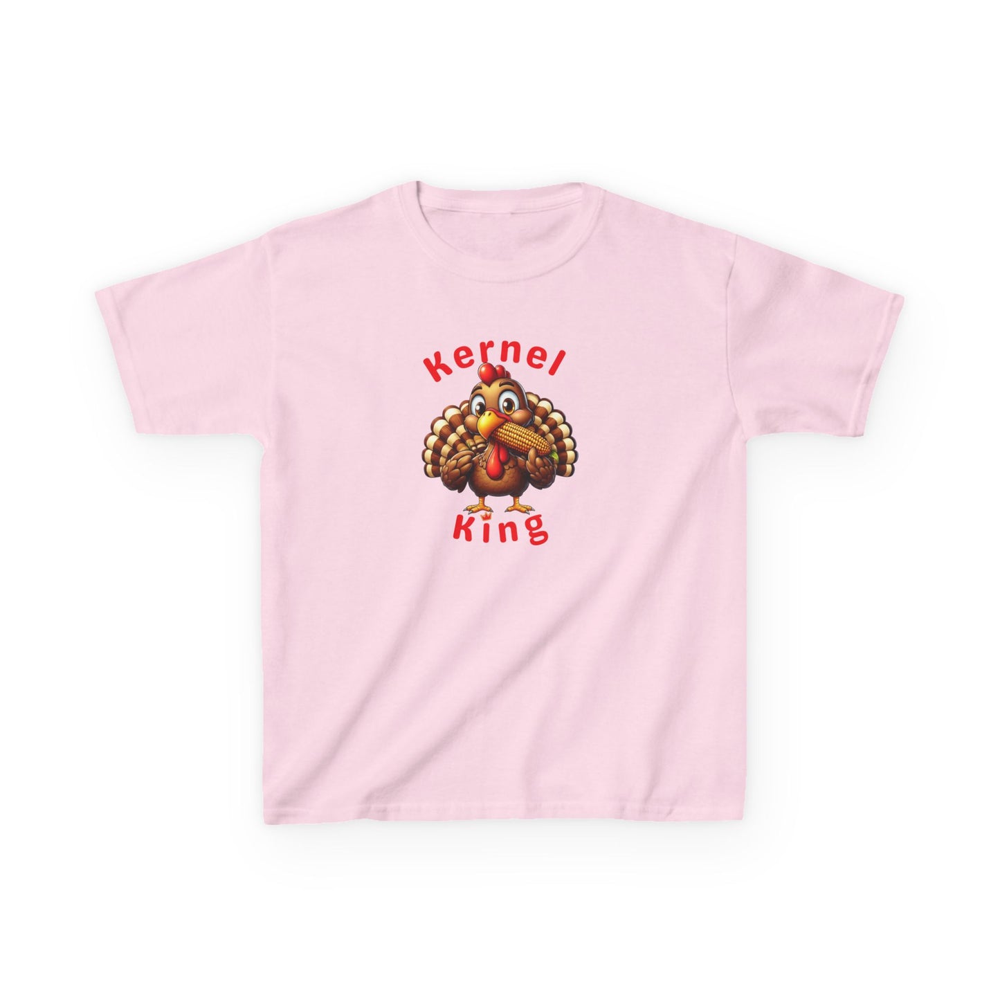 Kernel King – Boys Thanksgiving Cotton T-Shirt