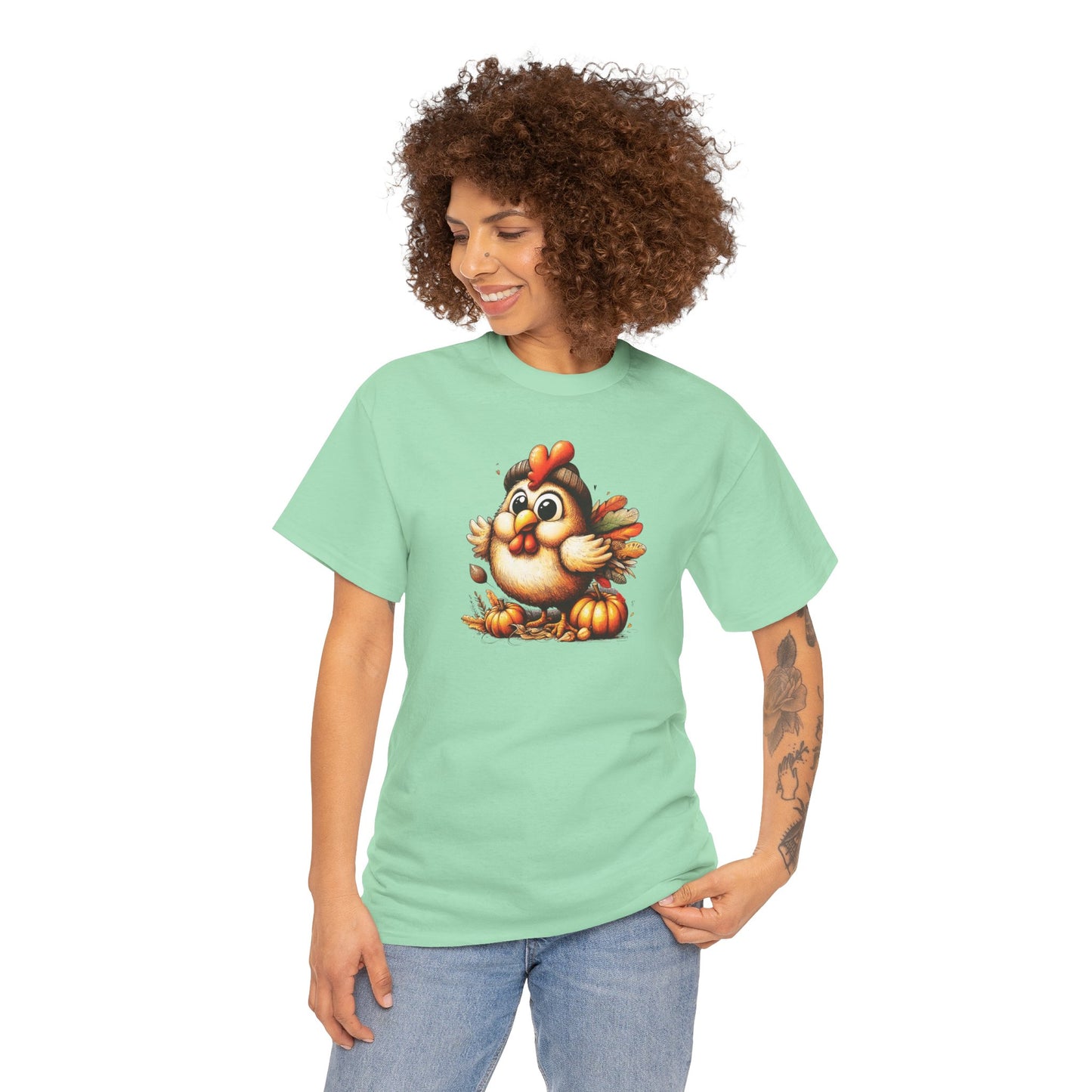 Cute Turkey T-Shirt – Funny Thanksgiving Unisex Tee