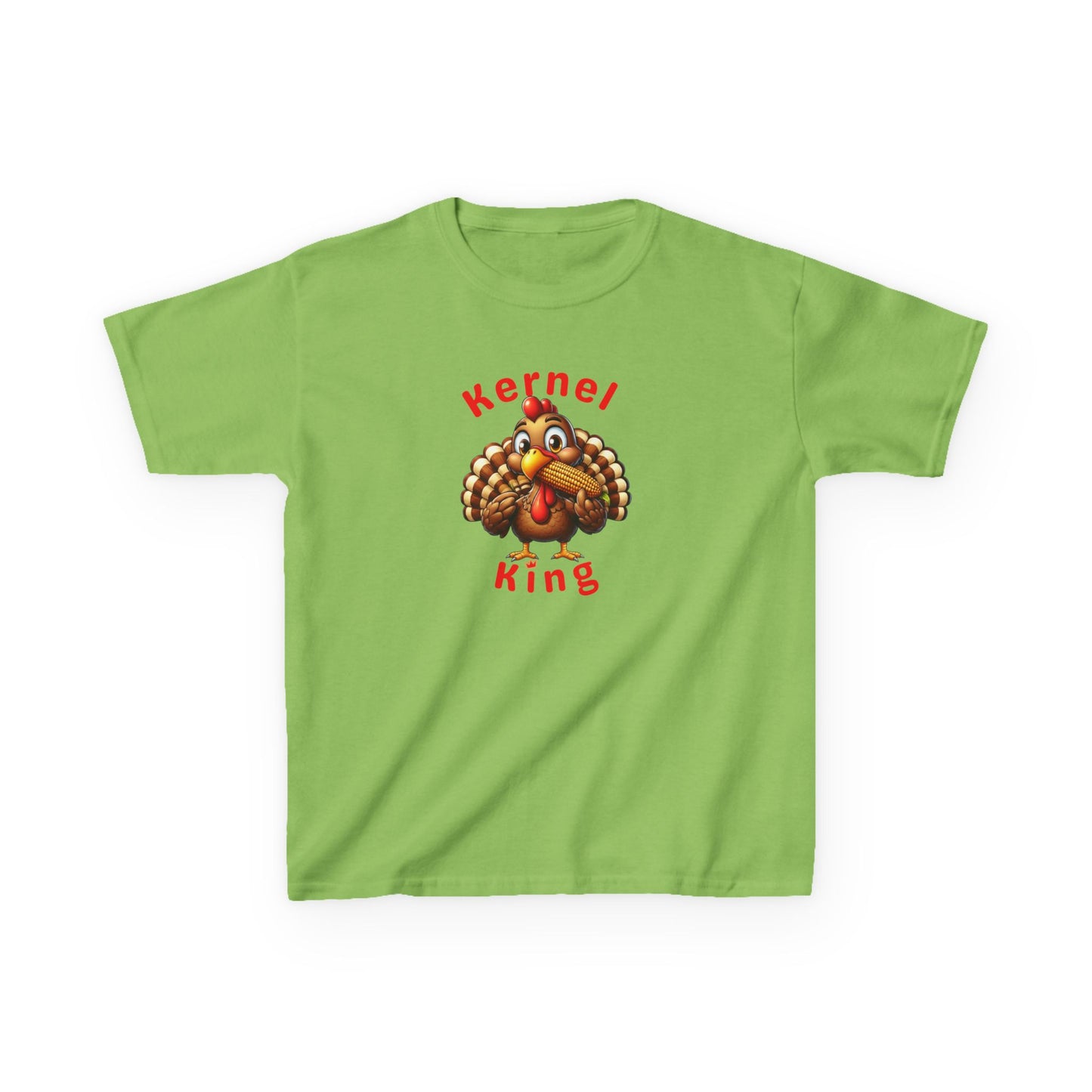 Kernel King – Boys Thanksgiving Cotton T-Shirt