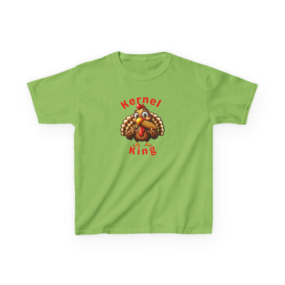 Kernel King – Boys Thanksgiving Cotton T-Shirt