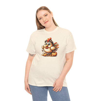 Cute Turkey T-Shirt – Funny Thanksgiving Unisex Tee