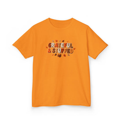Grateful & Stuffed – Kids Cotton T-Shirt