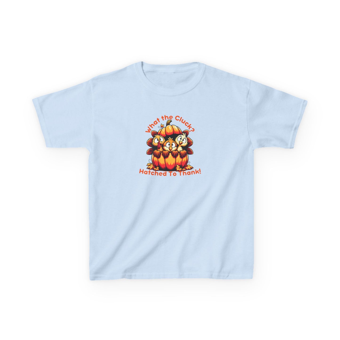 Pumpkin Turkeys – Kids Cotton T-Shirt