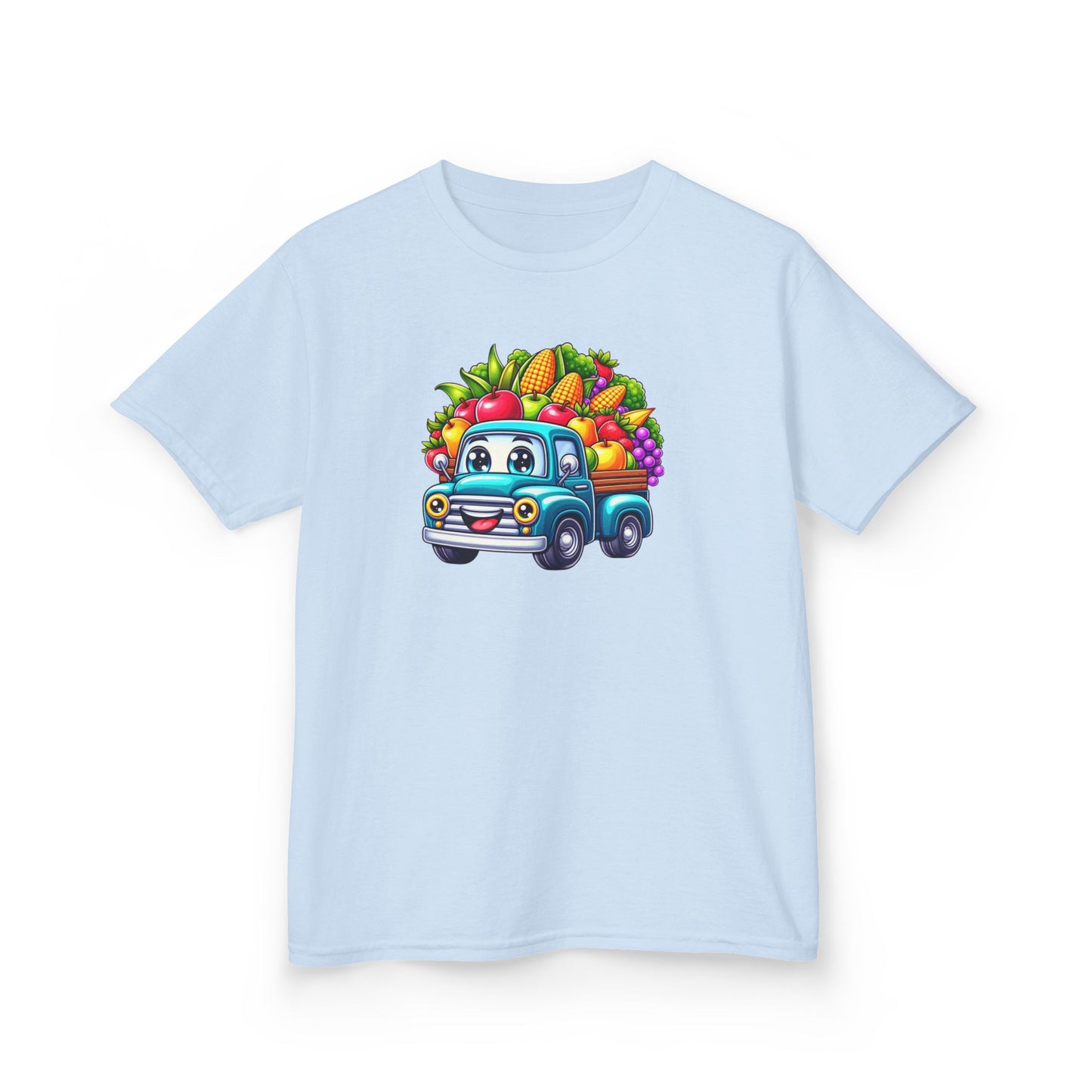Fall Harvest Truck – Kids Cotton T-Shirt