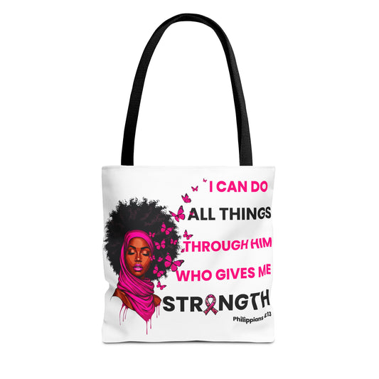 Faith & Strength x Strong Enough | Double-Sided Tote Bag