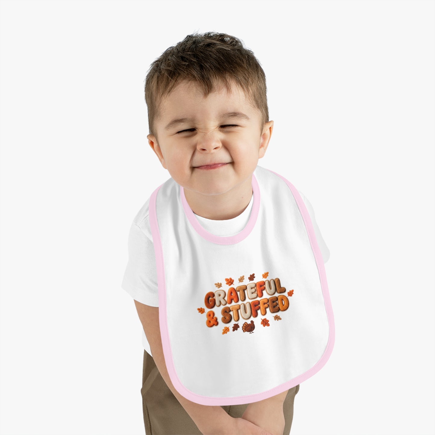Grateful & Stuffed – Thanksgiving Baby Bib