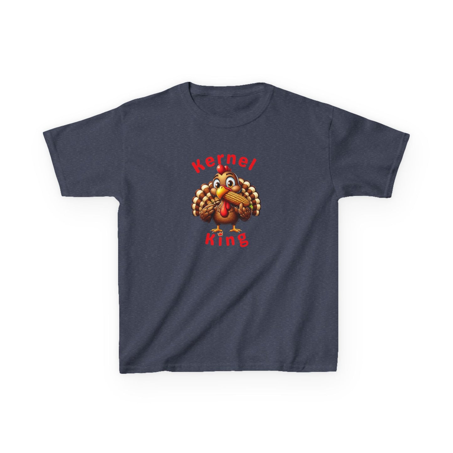 Kernel King – Boys Thanksgiving Cotton T-Shirt