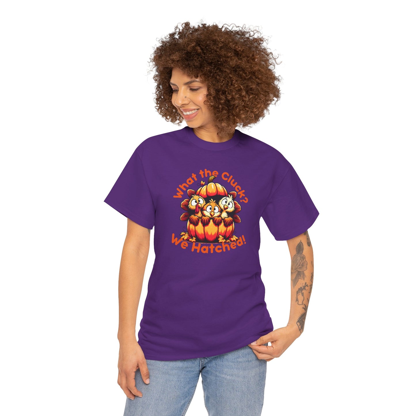 What the Cluck? We Hatched! – Funny Thanksgiving Unisex T-Shirt