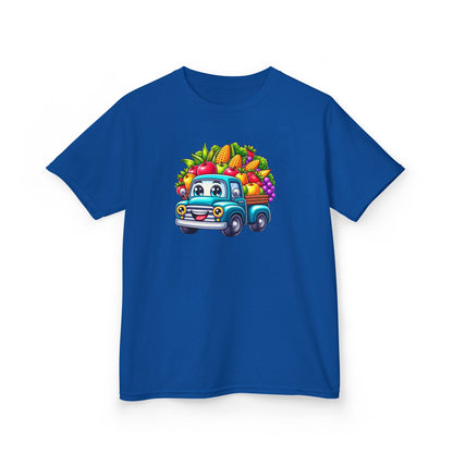 Fall Harvest Truck – Kids Cotton T-Shirt