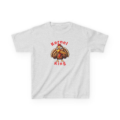 Kernel King – Boys Thanksgiving Cotton T-Shirt