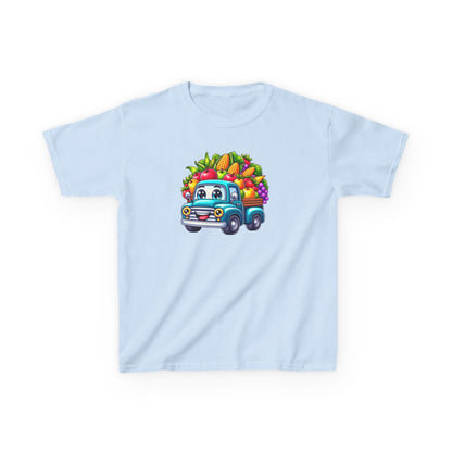 Fall Harvest Truck – Kids Cotton T-Shirt