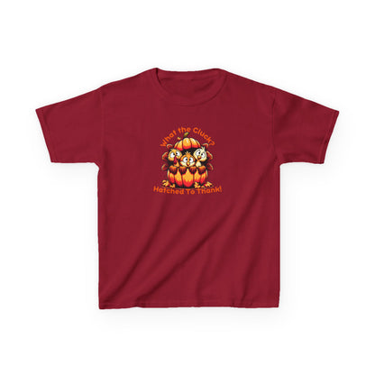 Pumpkin Turkeys – Kids Cotton T-Shirt