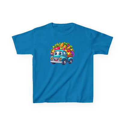Fall Harvest Truck – Kids Cotton T-Shirt