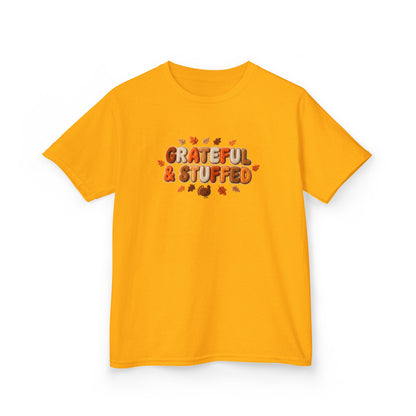 Grateful & Stuffed – Kids Cotton T-Shirt
