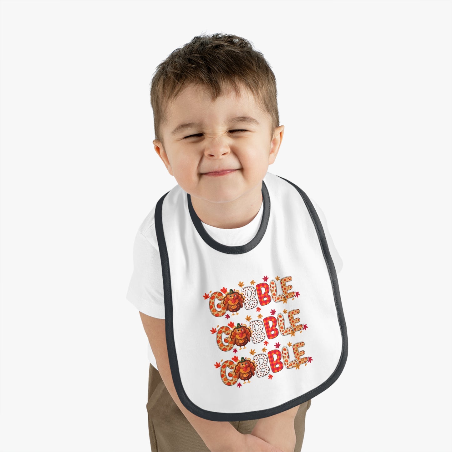 Gobble Gobble Gobble – Thanksgiving Baby Bib