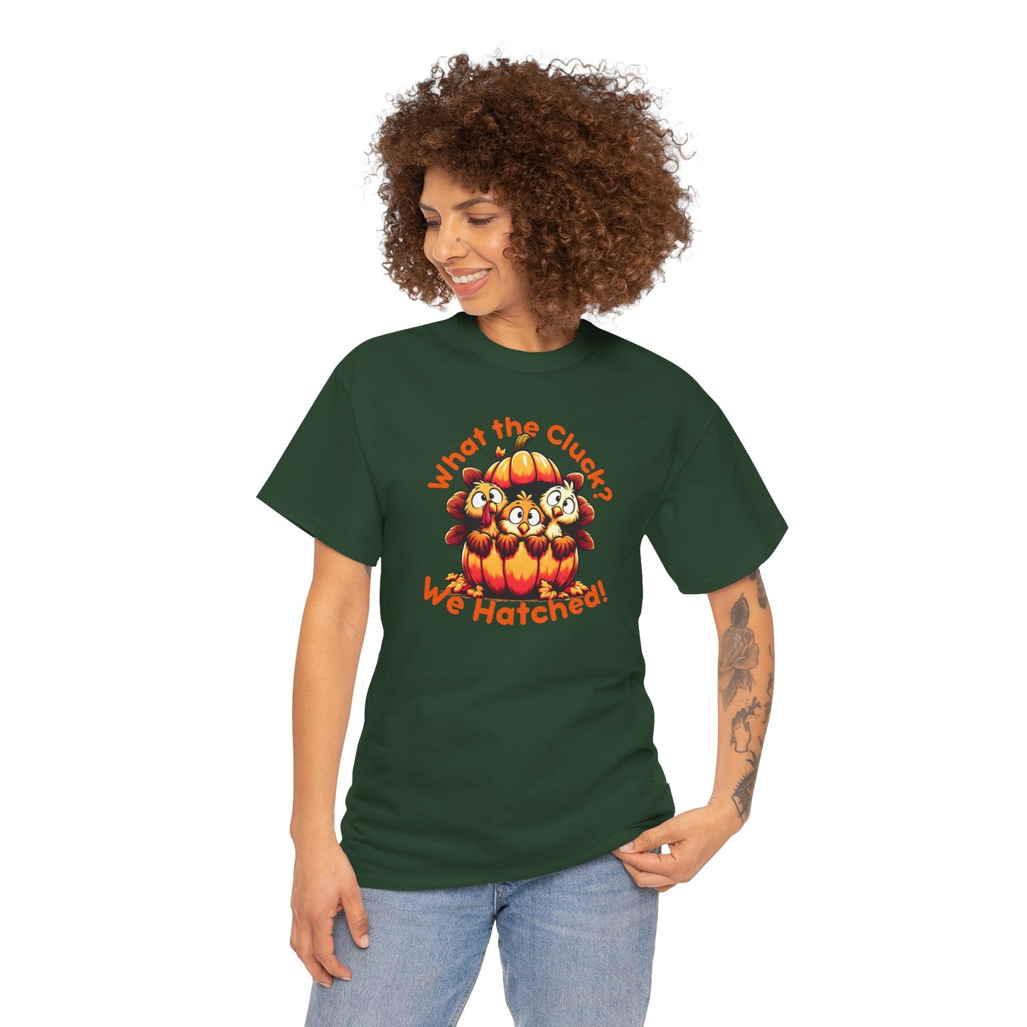 What the Cluck? We Hatched! – Funny Thanksgiving Unisex T-Shirt