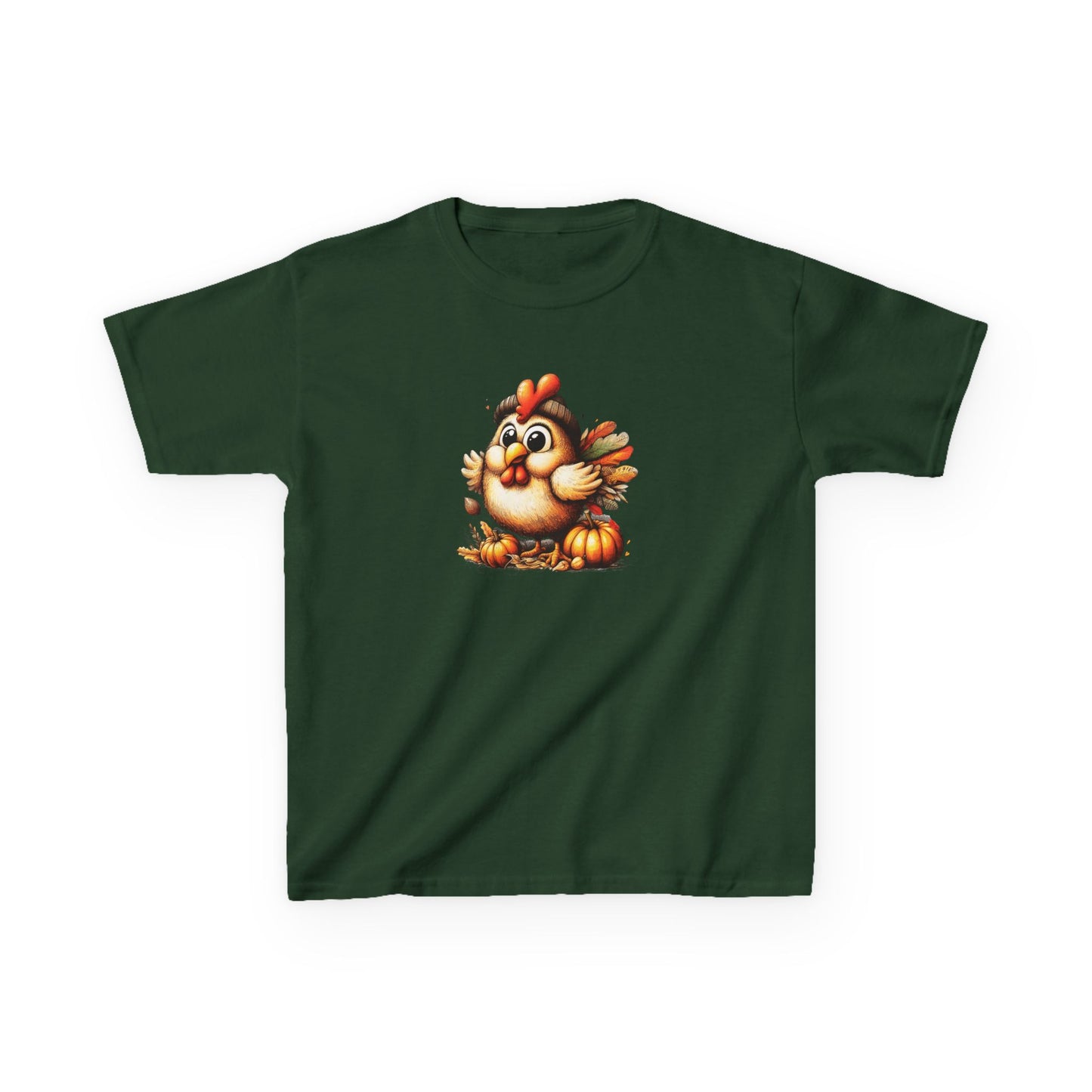 Cute Baby Turkey – Kids Cotton T-Shirt