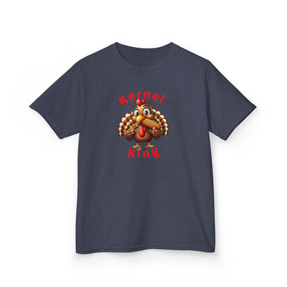 Kernel King – Boys Thanksgiving Cotton T-Shirt