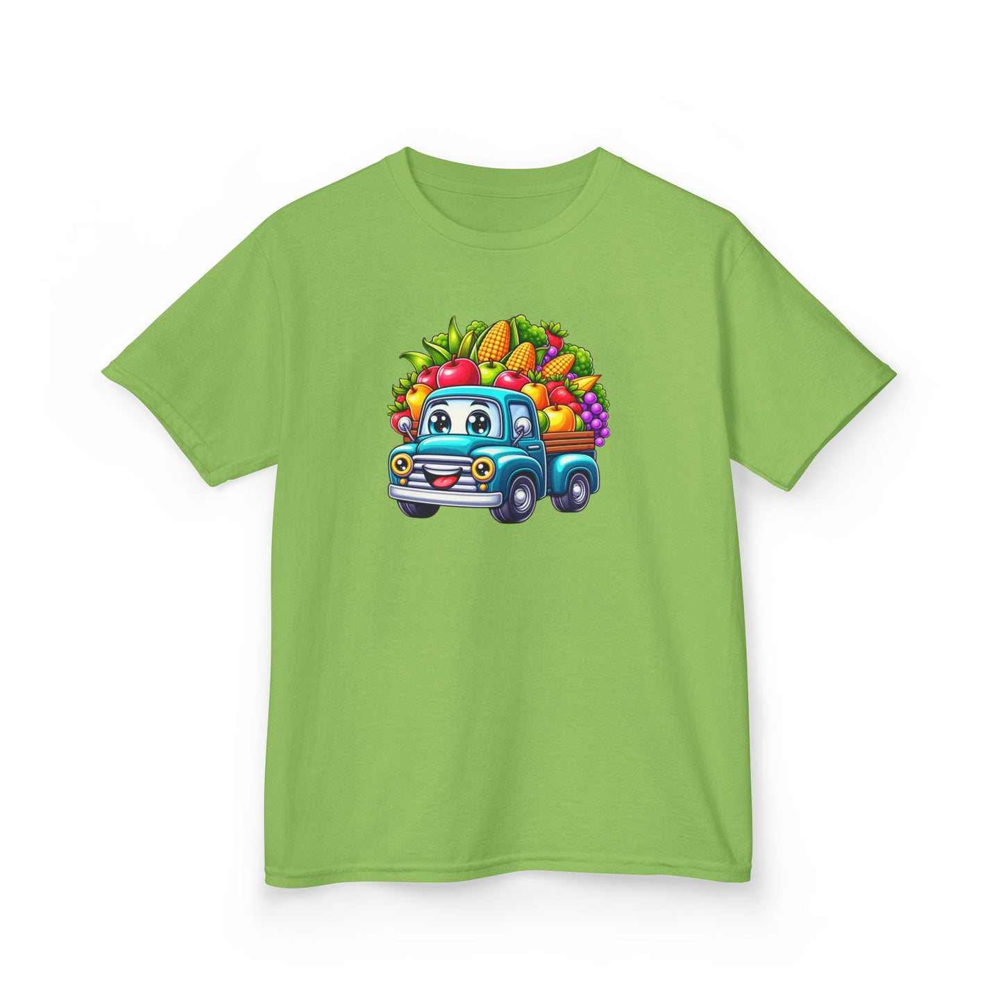 Fall Harvest Truck – Kids Cotton T-Shirt