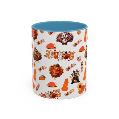 Thanksgiving Ceramic Mug ( 11 oz ) – Gobble Turkey Fall Coffee Cup | Hope & Agoua™