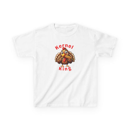 Kernel King – Boys Thanksgiving Cotton T-Shirt