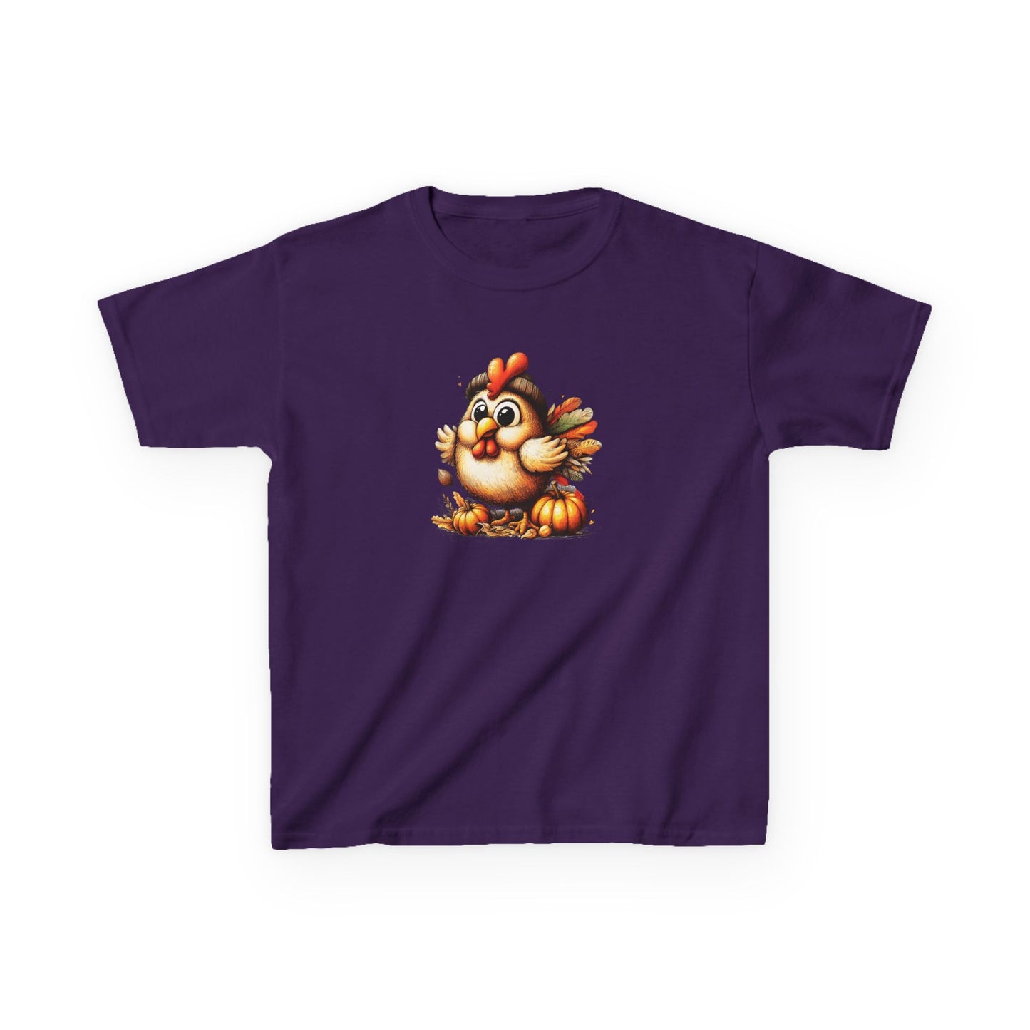 Cute Baby Turkey – Kids Cotton T-Shirt