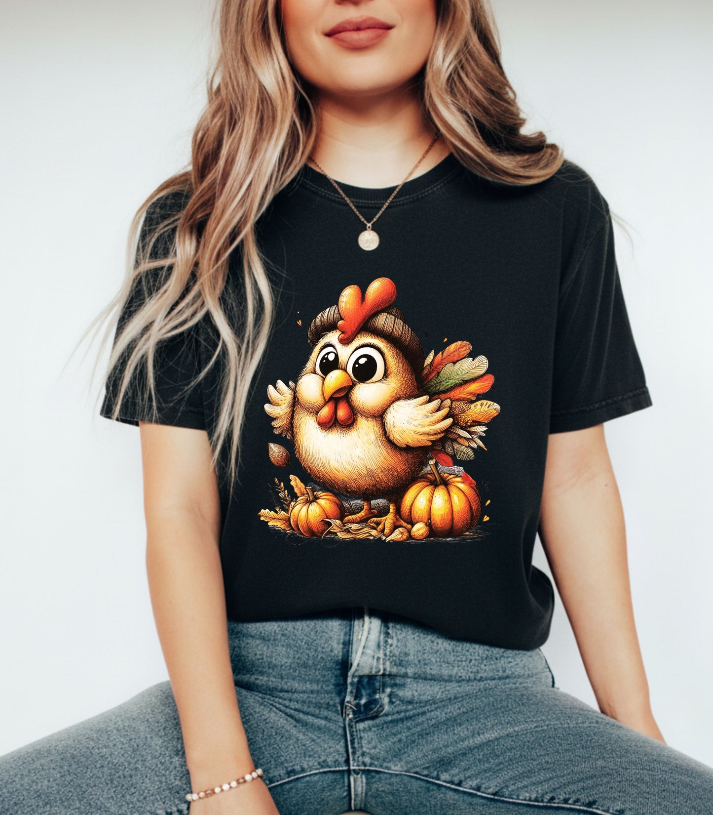 Cute Turkey T-Shirt – Funny Thanksgiving Unisex Tee