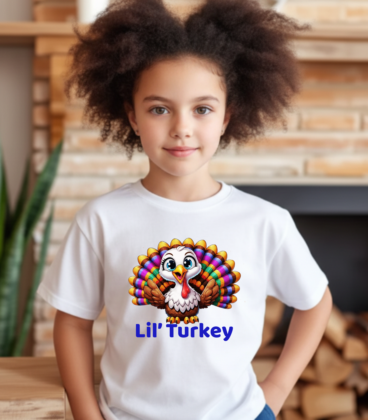Lil’ Turkey – Kids Cotton T-Shirt