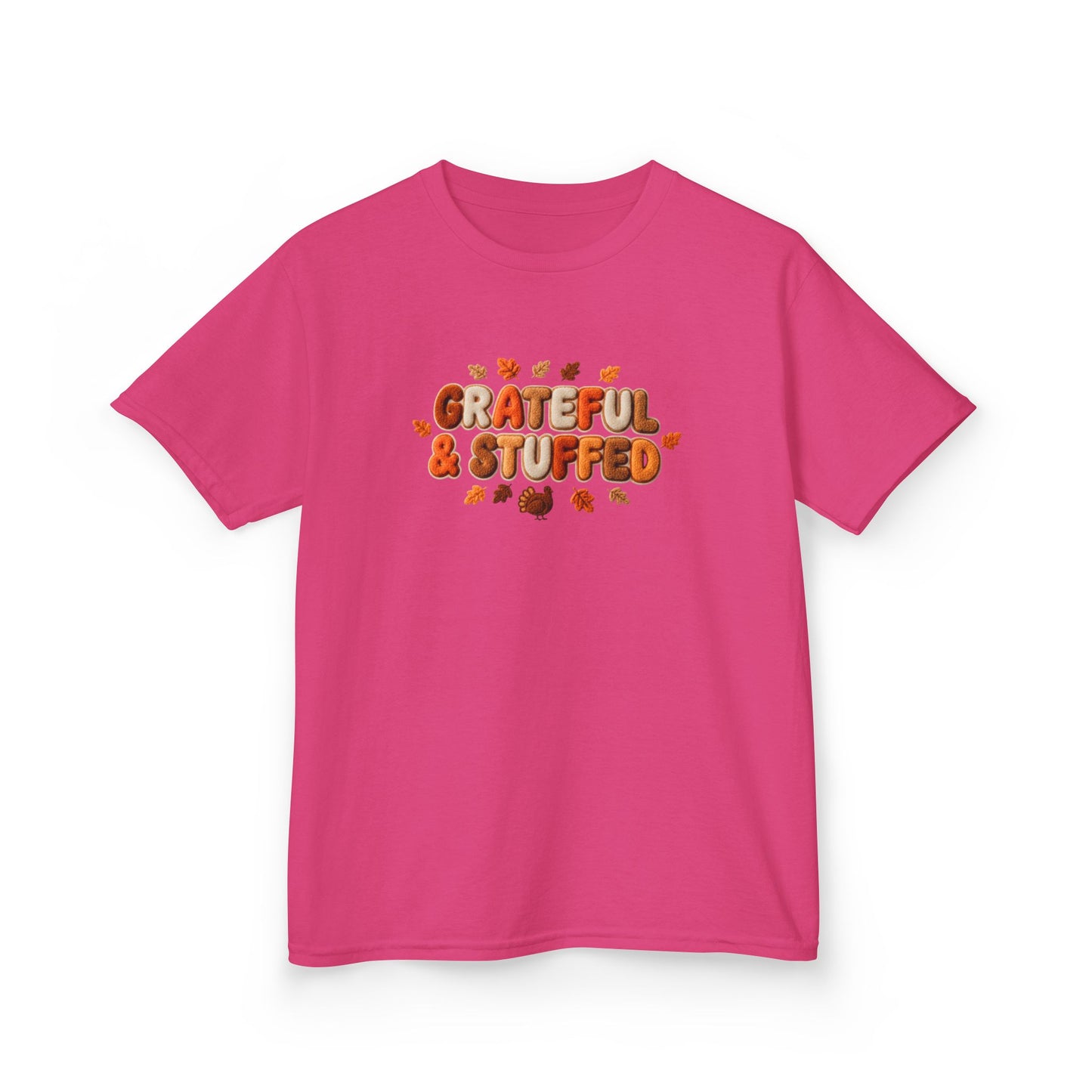 Grateful & Stuffed – Kids Cotton T-Shirt