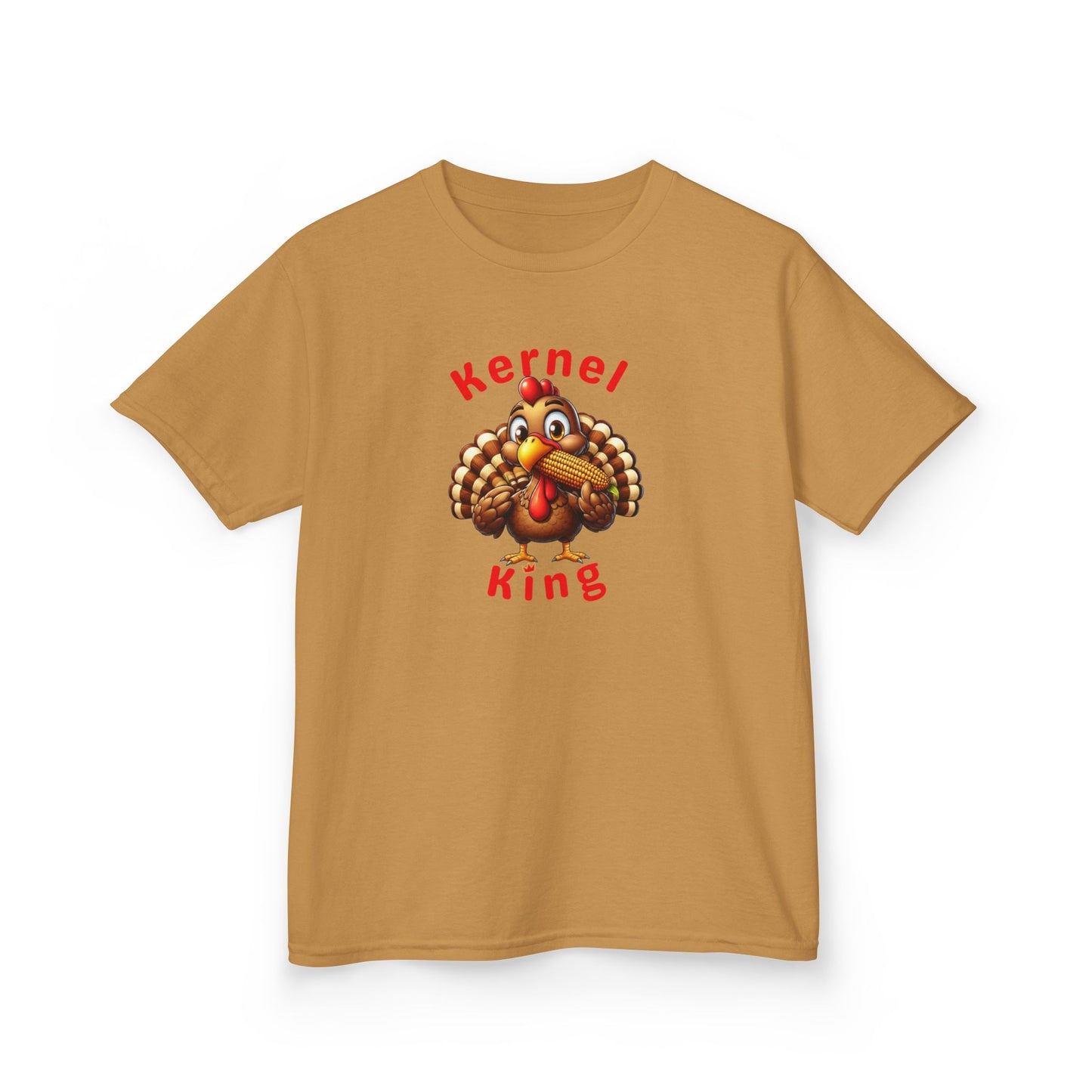 Kernel King – Boys Thanksgiving Cotton T-Shirt