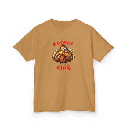 Kernel King – Boys Thanksgiving Cotton T-Shirt