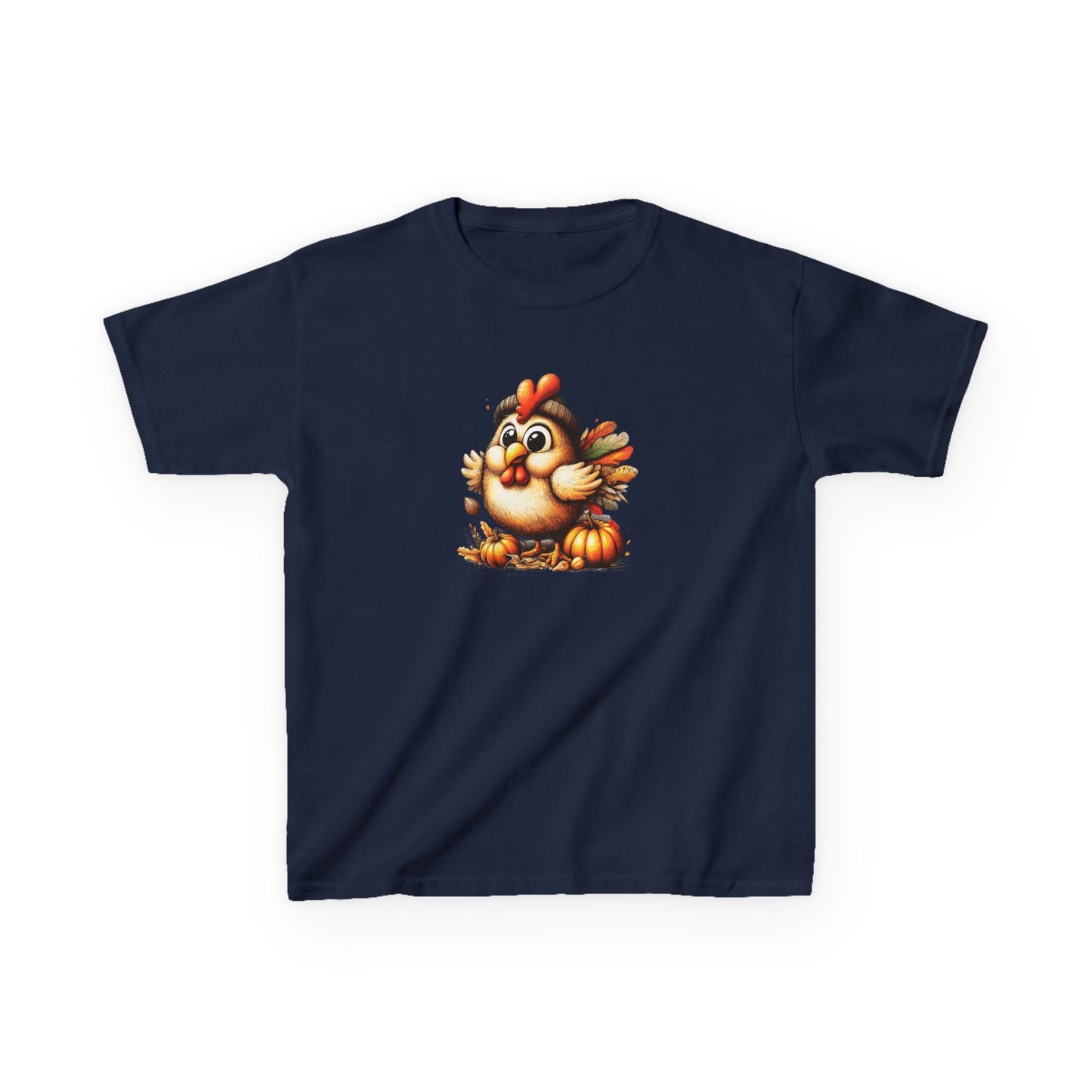 Cute Baby Turkey – Kids Cotton T-Shirt