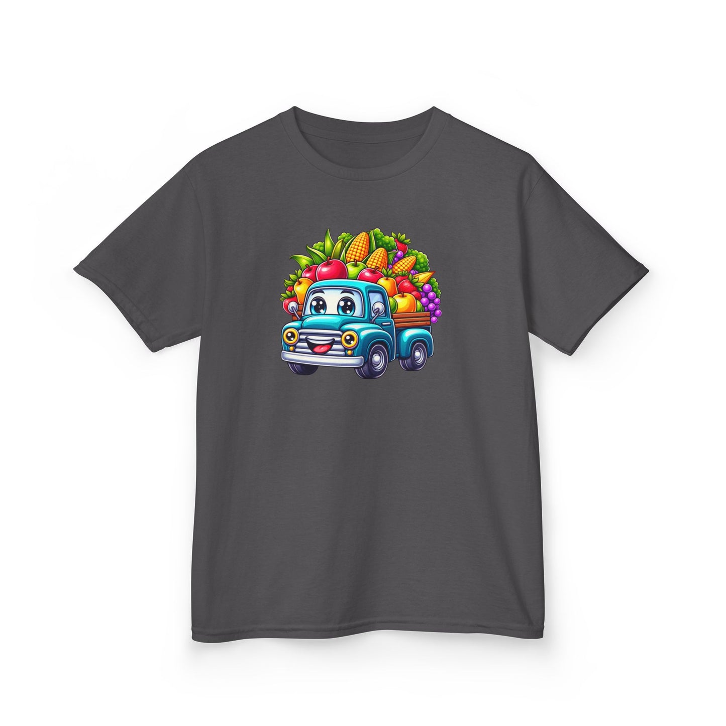 Fall Harvest Truck – Kids Cotton T-Shirt