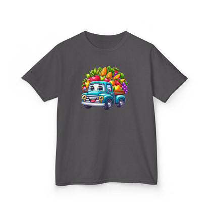 Fall Harvest Truck – Kids Cotton T-Shirt