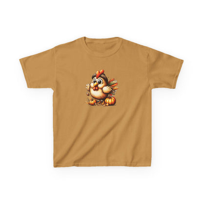 Cute Baby Turkey – Kids Cotton T-Shirt