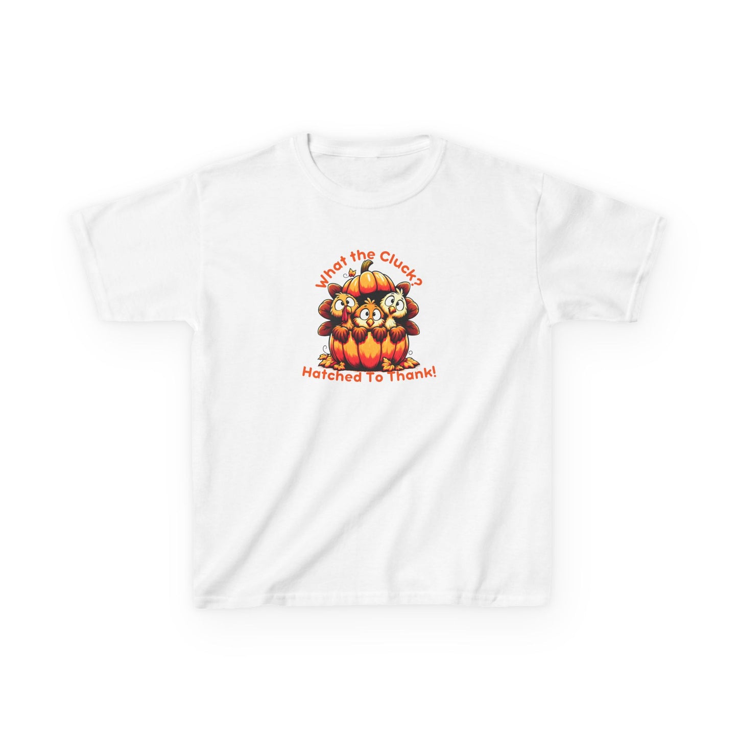 Pumpkin Turkeys – Kids Cotton T-Shirt